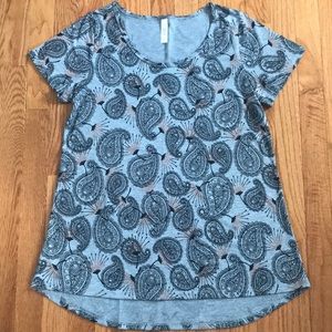 LuLaRoe Classic T - Paisley and Floral